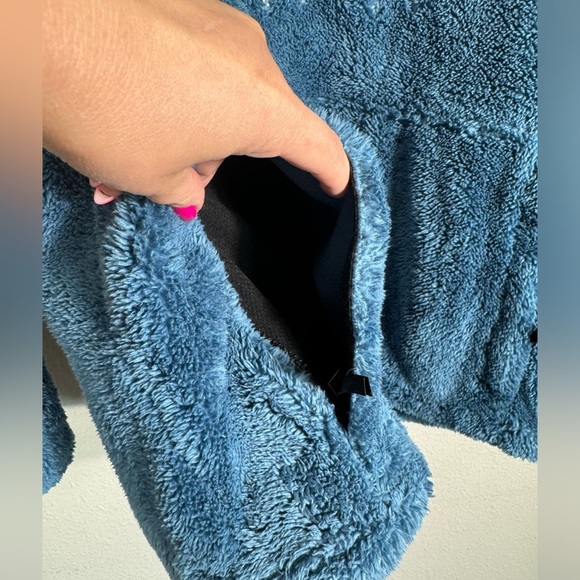 DOPE Blue Fleece Women's Sweater - Picture 7 of 13